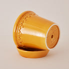Goodee-Bergs Potter-Copenhagen Ø14 Planter & Saucer - Color - Yellow Glazed
