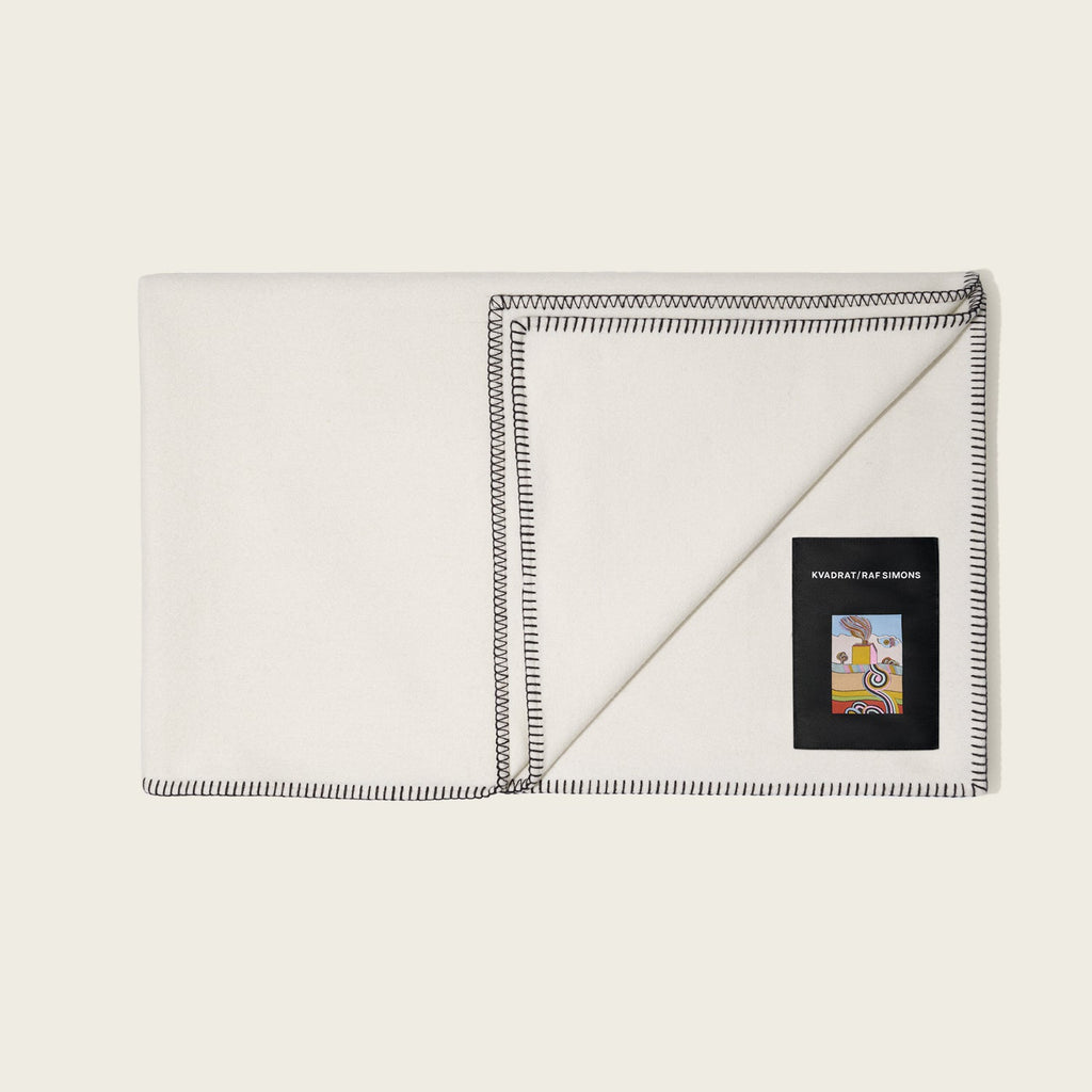 Goodee-Kvadrat/Raf Simons-Lambswool Throw - Color - Off-White