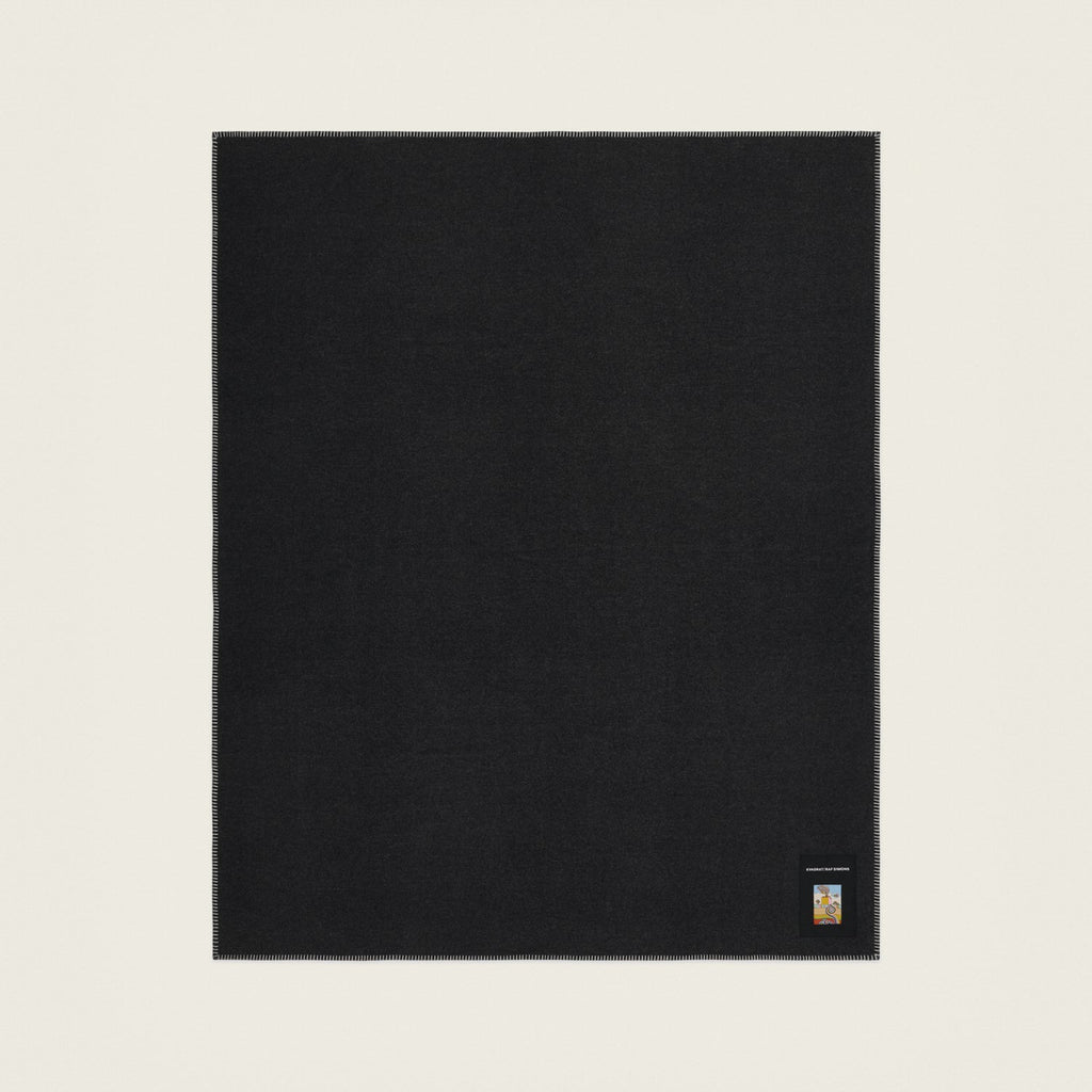 Goodee-Kvadrat/Raf Simons-Lambswool Throw - Color - Black