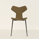 Grand Prix Chair, Upholstered - Color - Mustard/ Natural