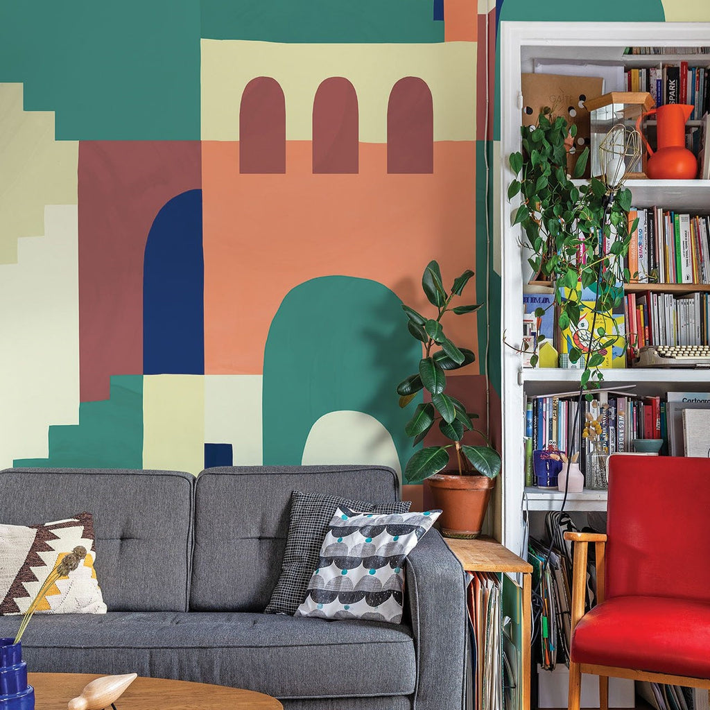Goodee-Coordonné Wallpaper-Architopie - Color - Vivid
