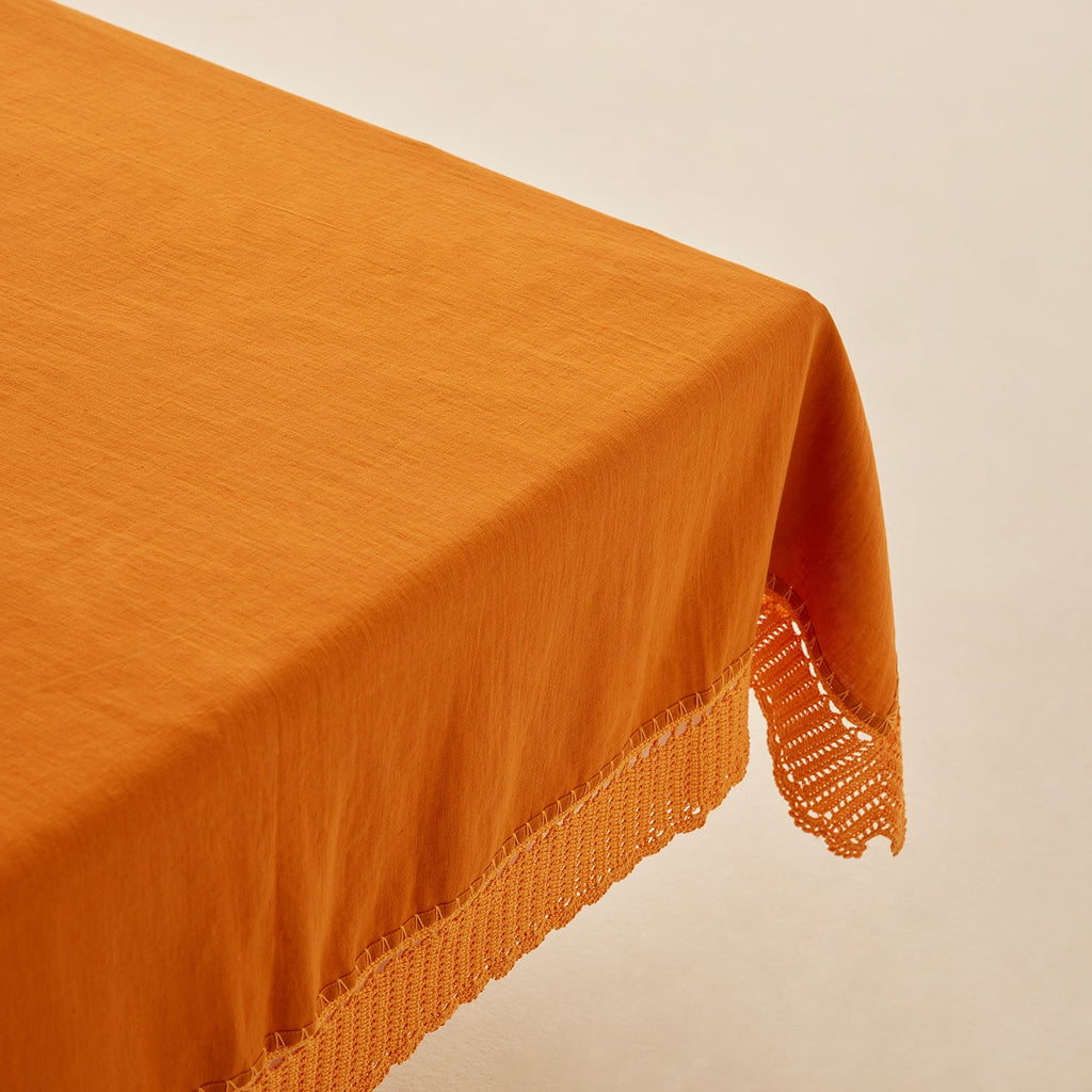 Goodee-Malaika-Philae Tablecloth - Color - Orange