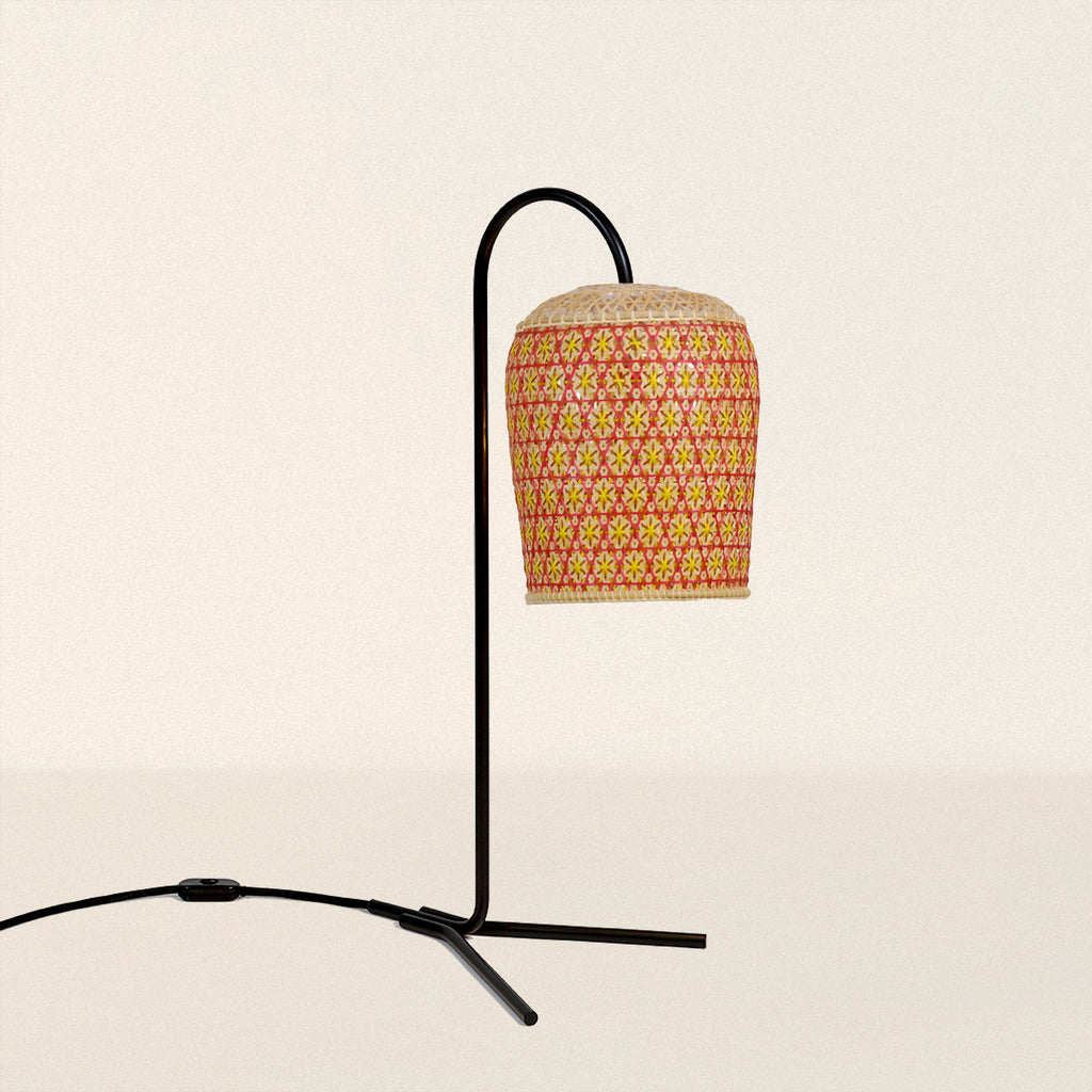 Goodee-PET Lamp- Lampe à poser Pikul - Couleur - Rouge et jaune