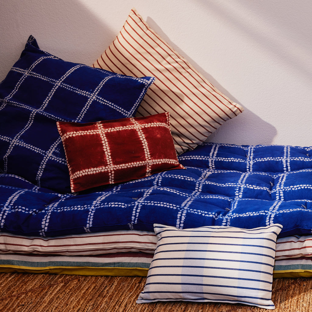 Goodee-Tensira-Square Cushion - Collaboration - Color - Mountain Stripes