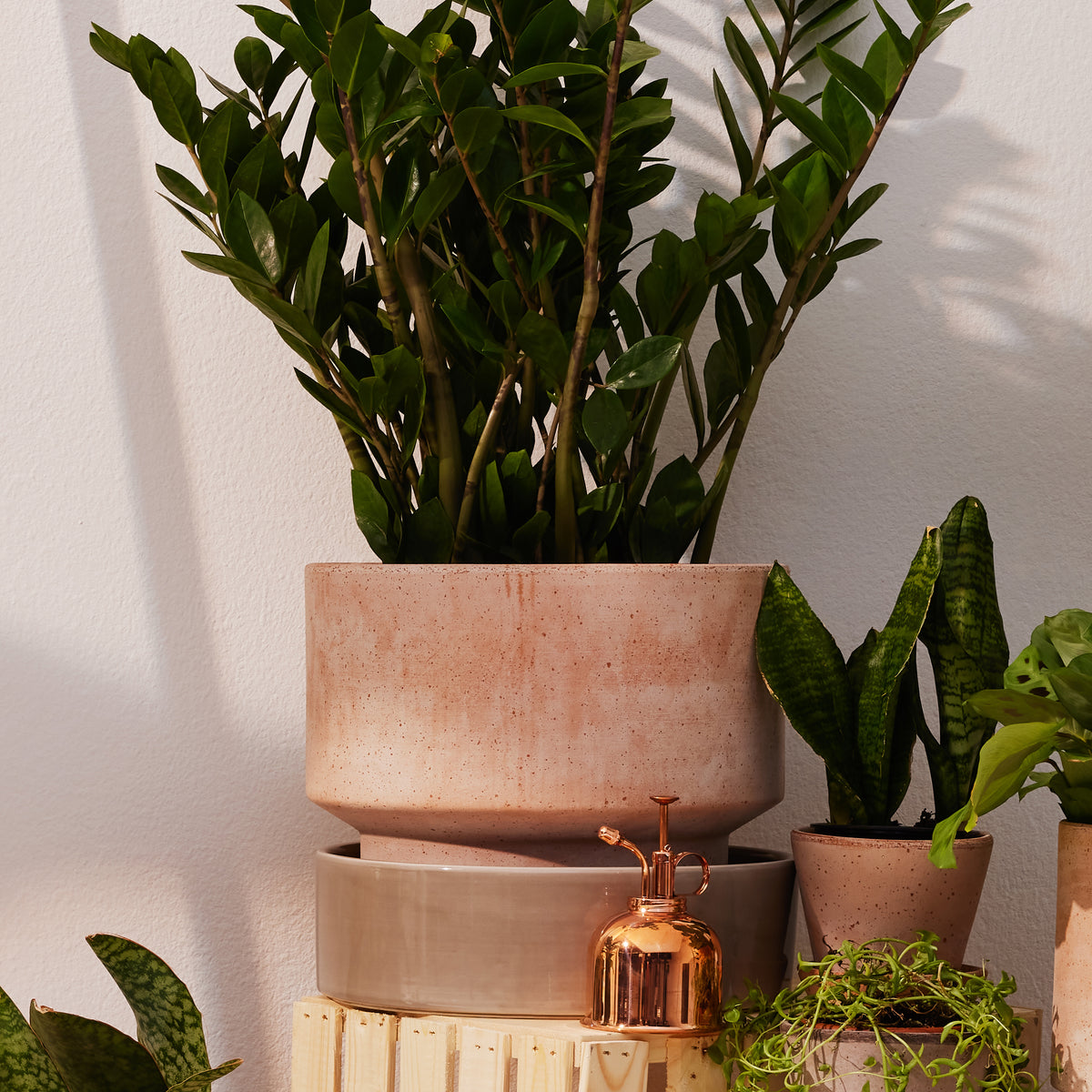 Hoff Ø30 Planter, Raw Rosa