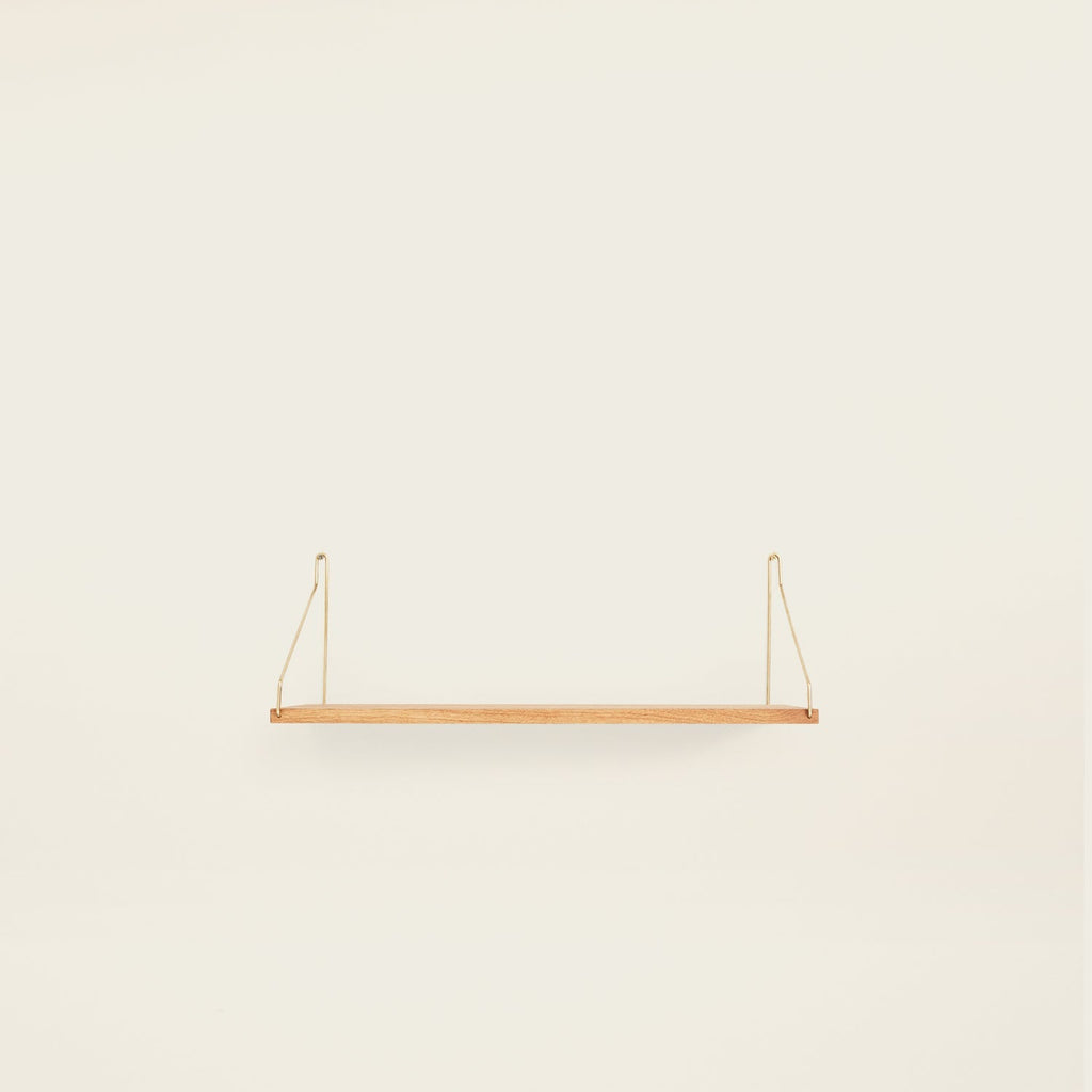  Goodee-Frama-Shelf Natural - Size - D20 W60 - Color - Brass