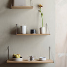 Goodee-Frama-Shelf Natural - Size - D20 W60 - Color - Steel