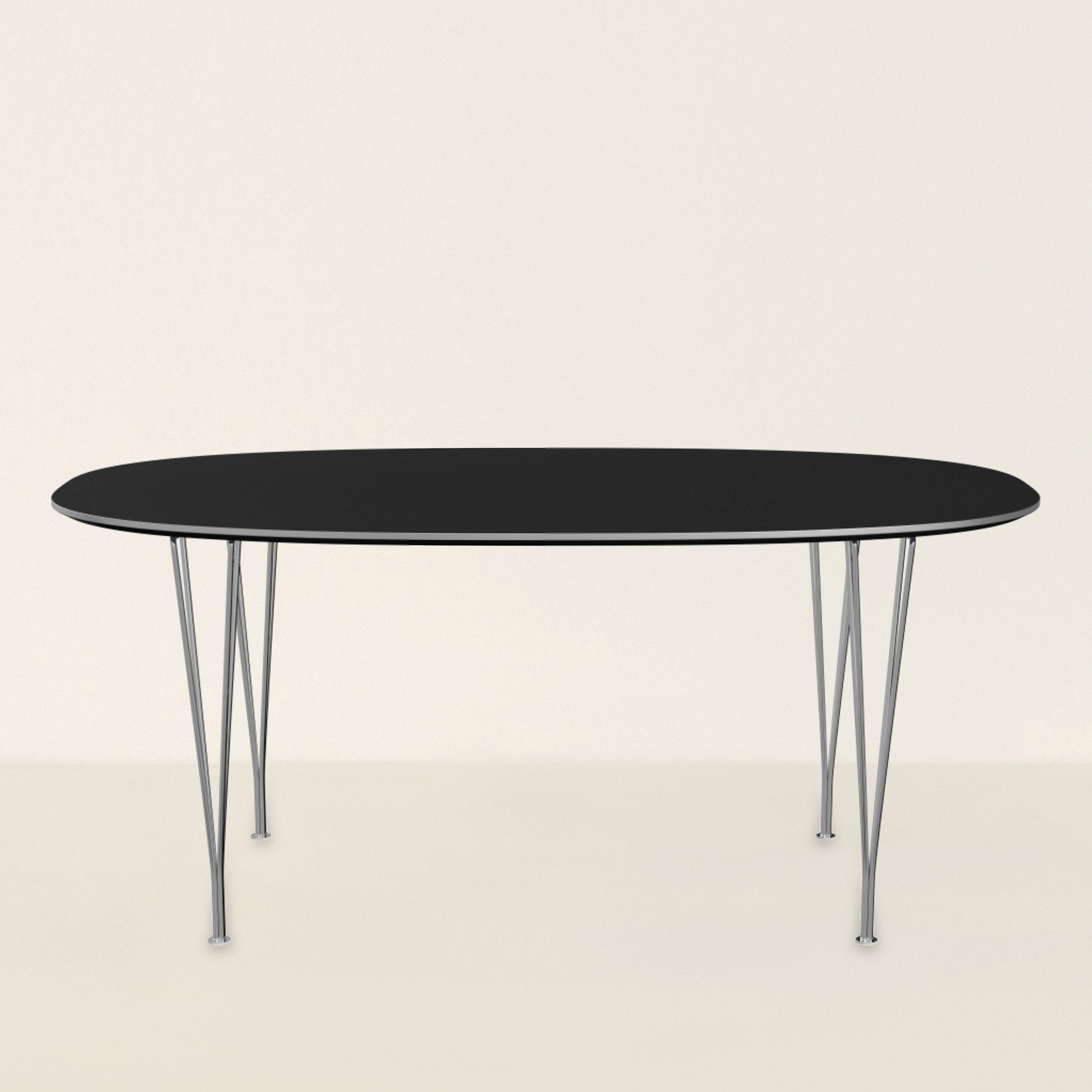 Superellipse Table - Color - Black