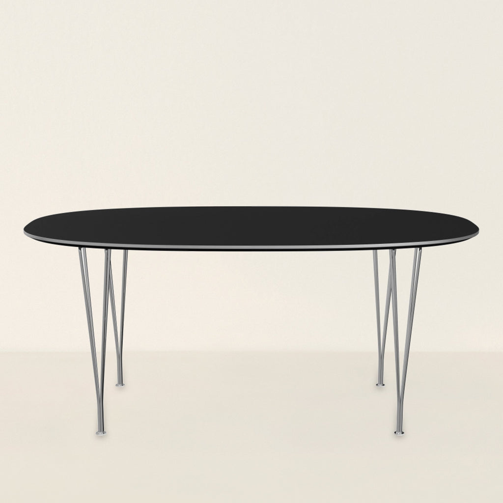 Superellipse Table - Color - Black