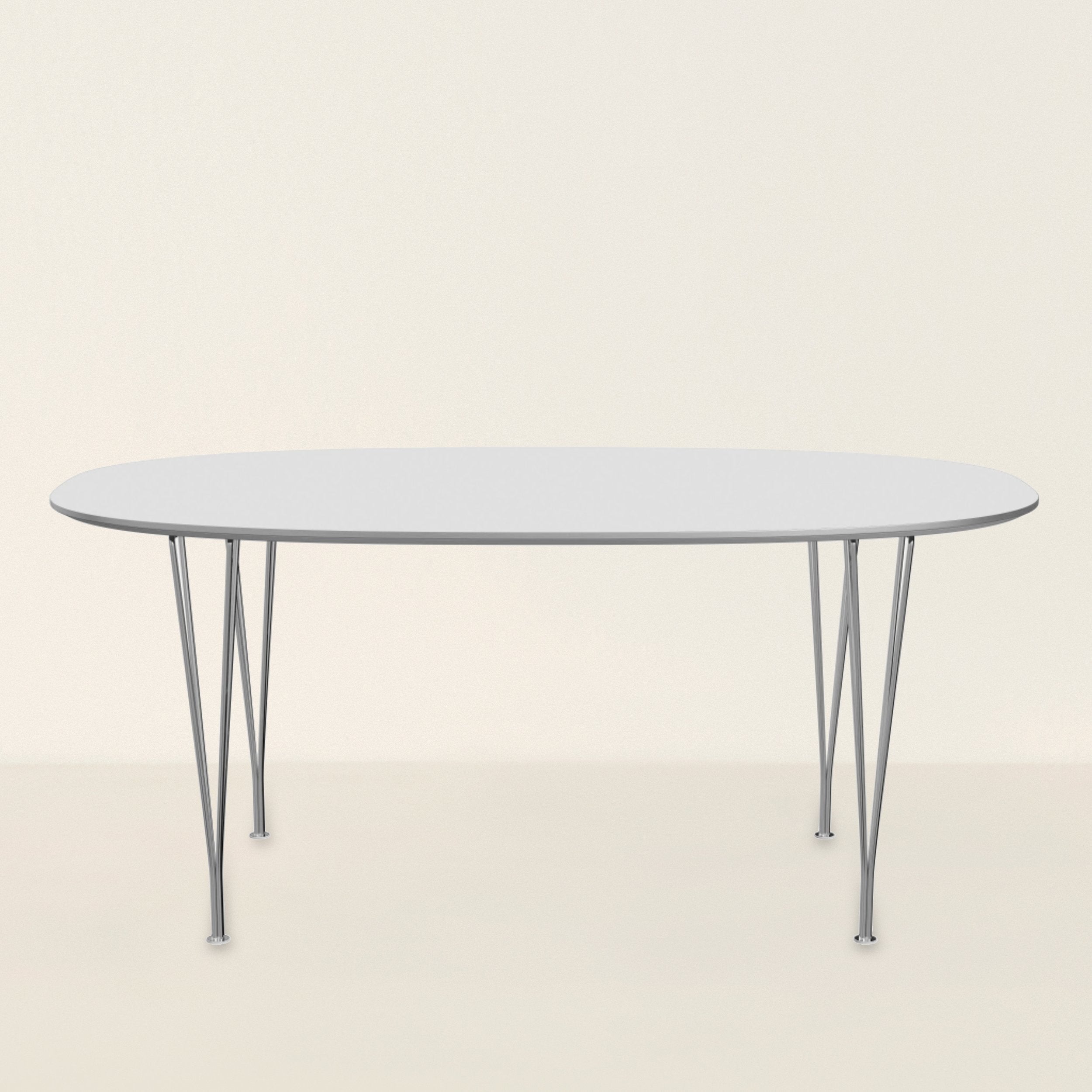 Superellipse Table - Color - White