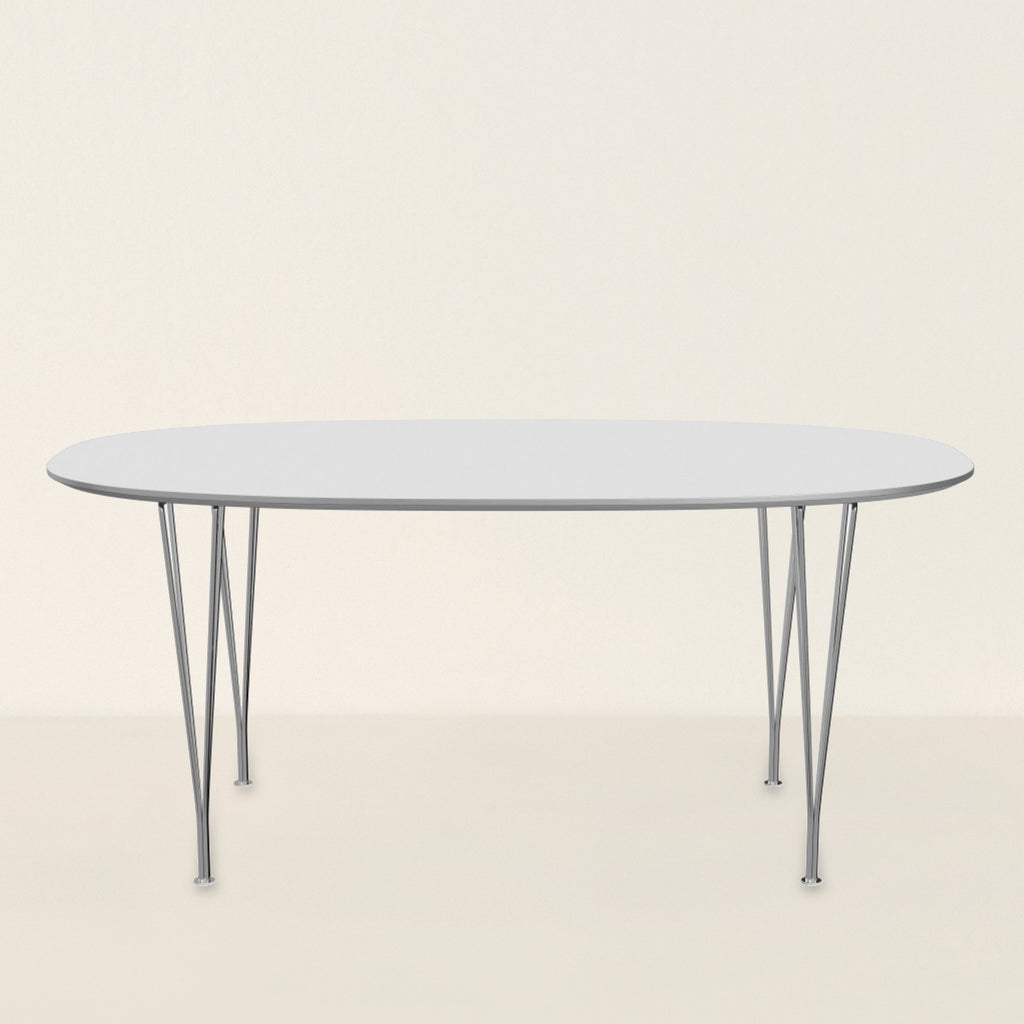 Superellipse Table - Color - White