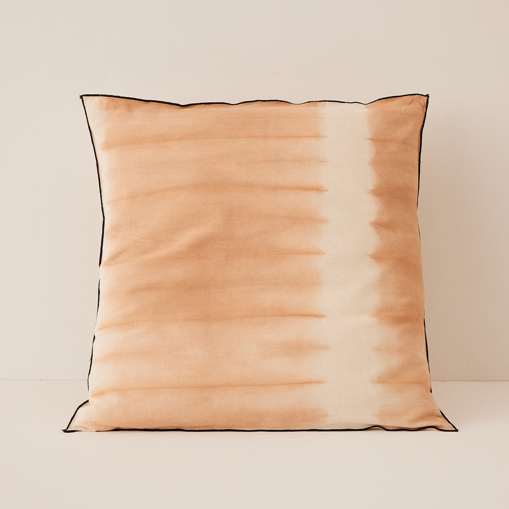 Goodee-Tensira-Square Cushion - Color - Soft Copper Tie-Dye & Off-white