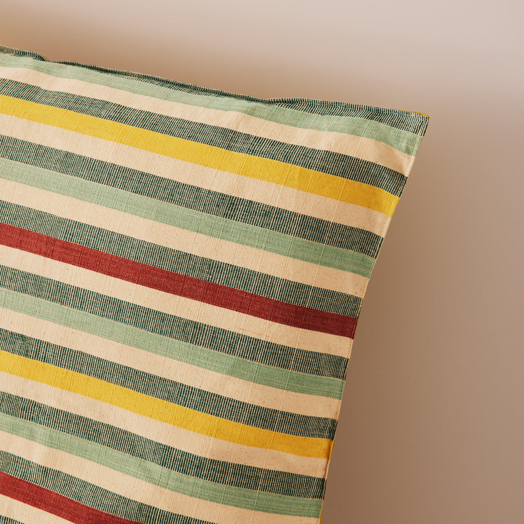 Goodee-Tensira-Square Cushion - Collaboration - Color - Forest Stripes