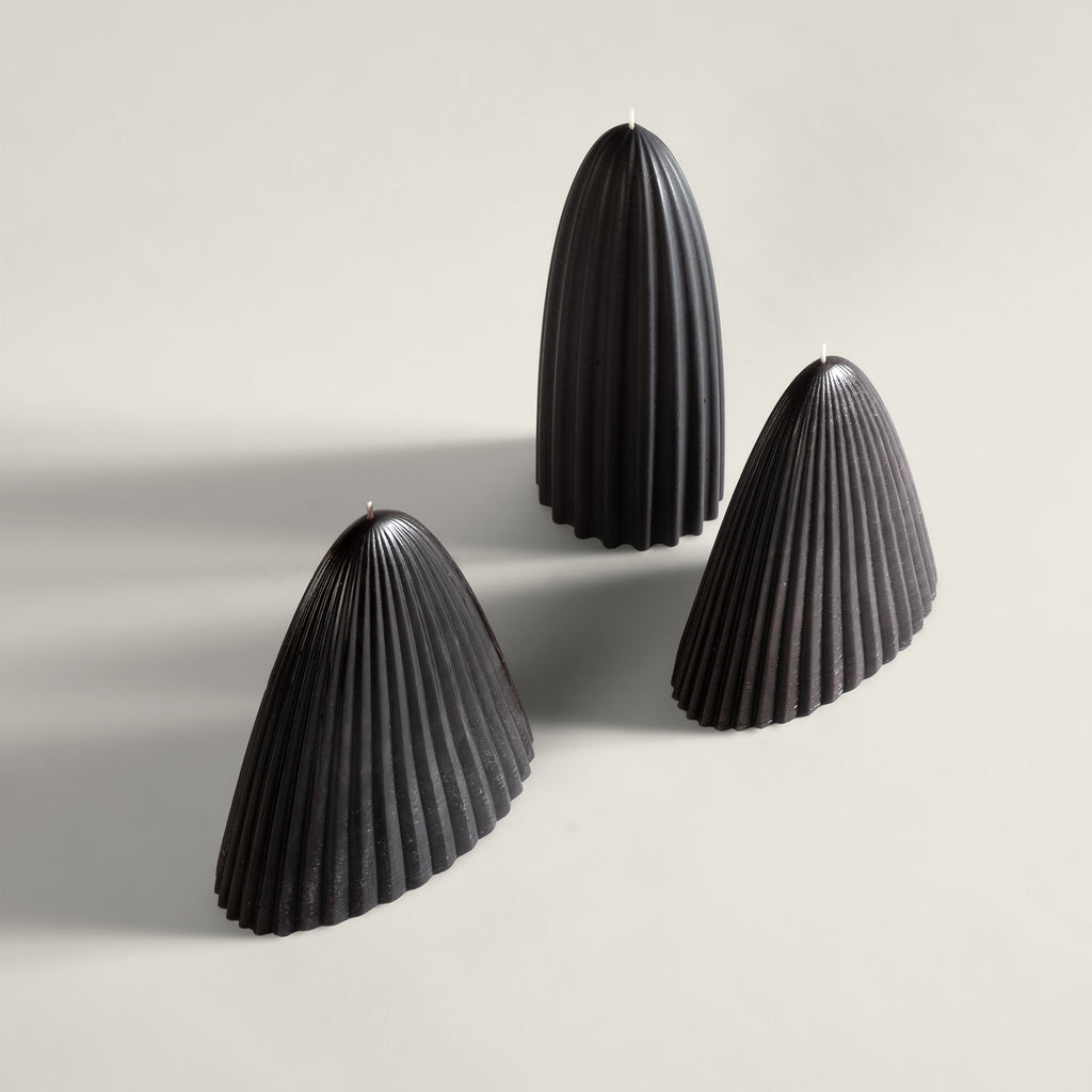 Goodee-Ume Studio-Tusk Candle (Medium) - Color - Black