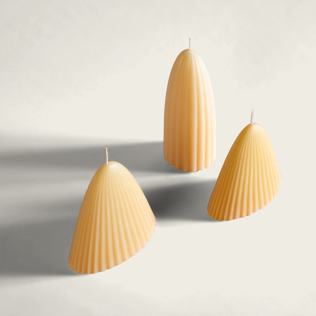 Goodee-Ume Studio-Tusk Candle (Medium) - Color - Natural