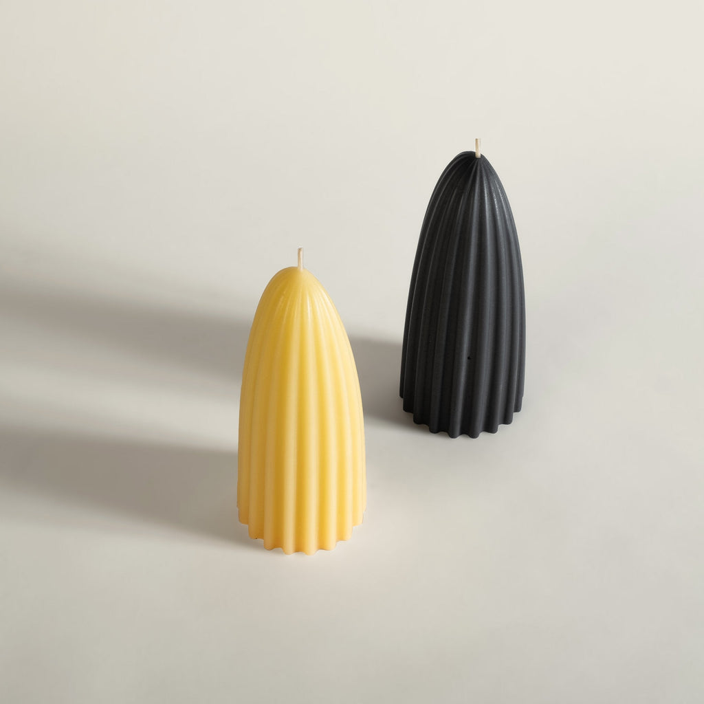 Goodee-Ume Studio-Tusk Candle (Medium) - Color - Natural