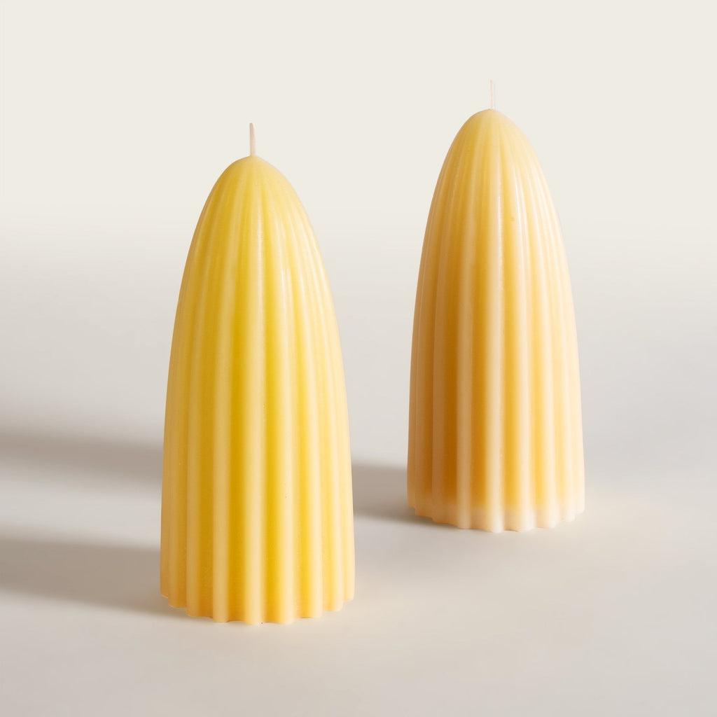 Goodee-Ume Studio-Tusk Candle (Medium) - Color - Natural