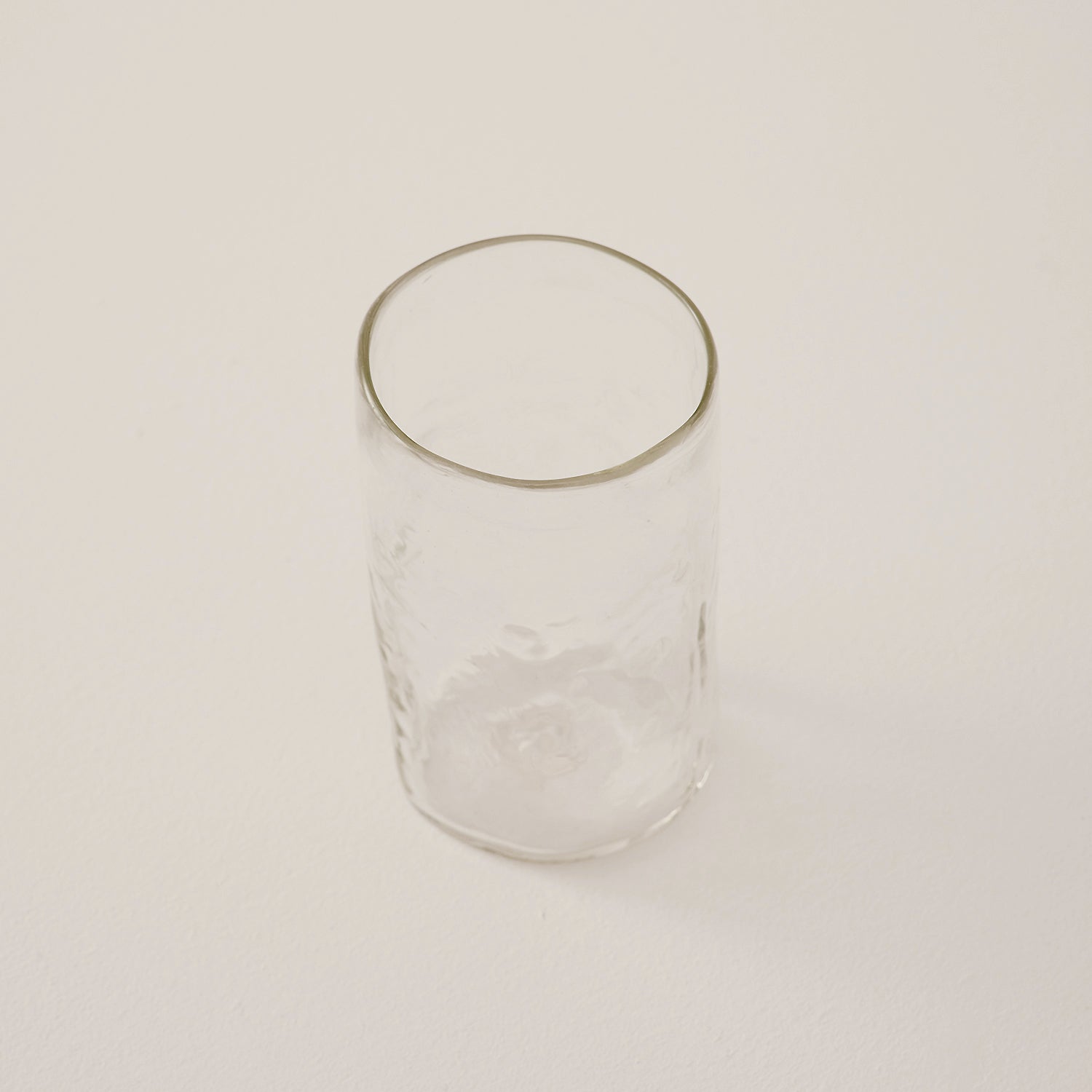 Hand Blown Clear Glass Tumbler