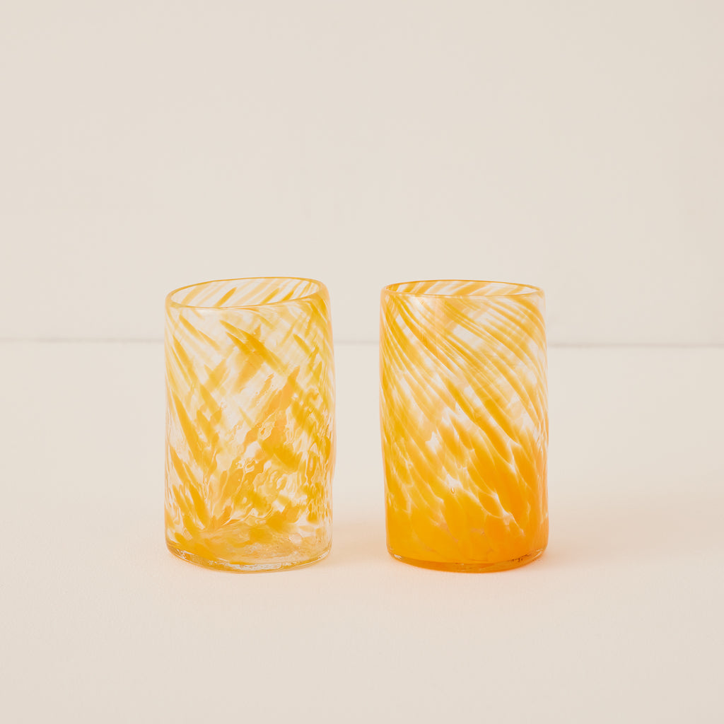 Goodee-Xaquixe-Large Tumbler, set of 2 - Color - Safron