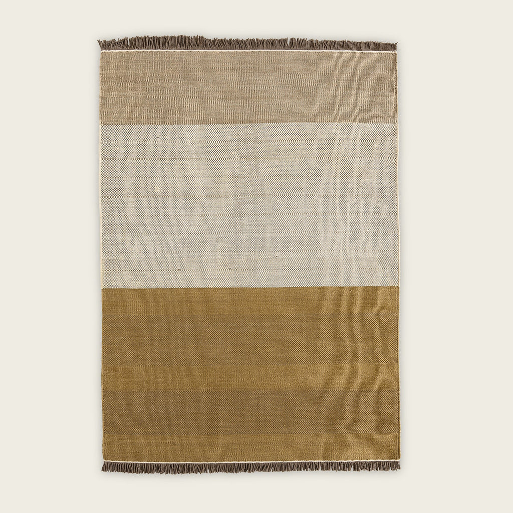 Goodee-Nanimarquina-Tres Stripes Rug - Couleur - Ocre