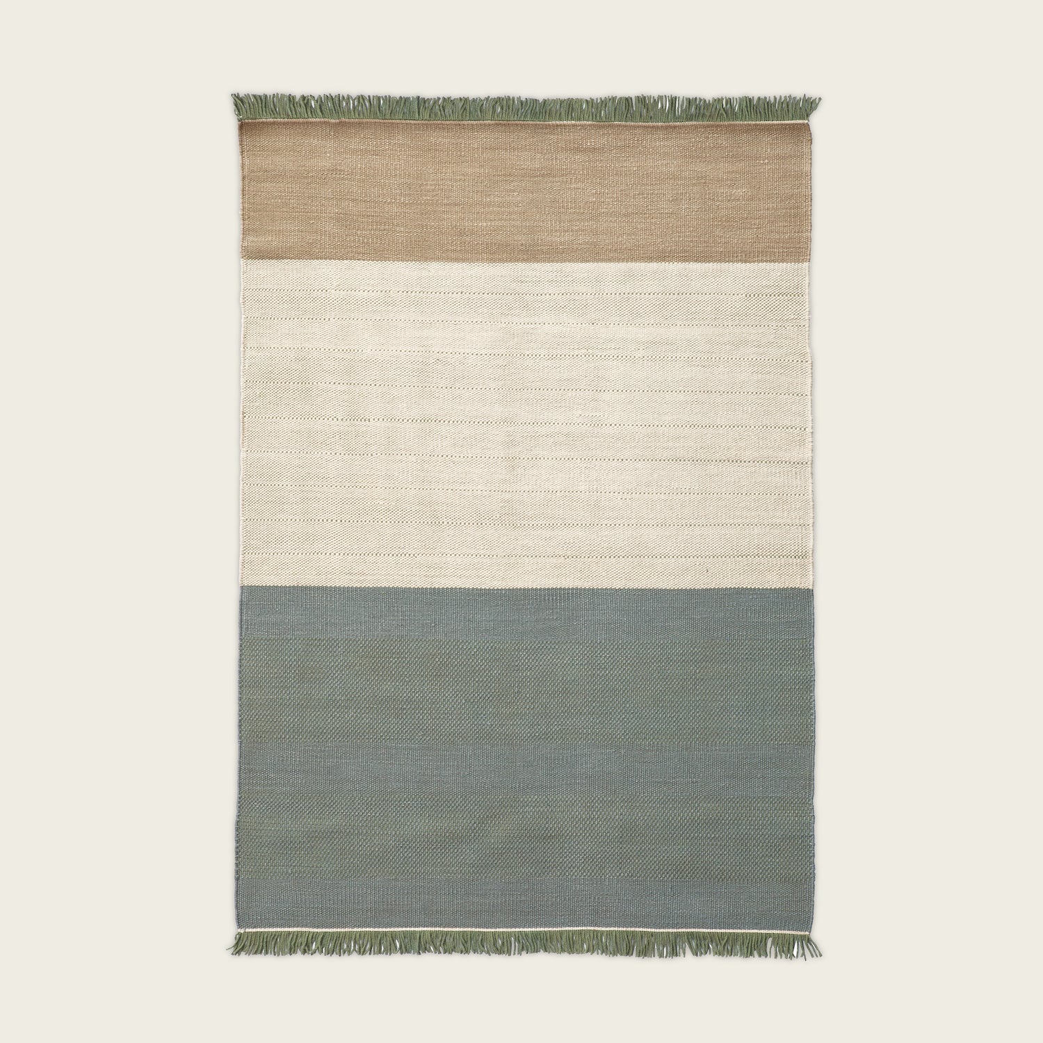 Goodee-Nanimarquina-Tres Stripes Rug - Color - Salvia